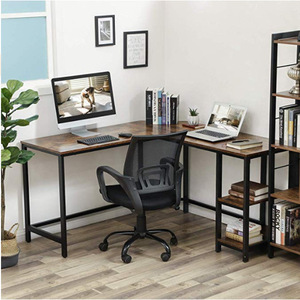 Cross-border minimalist office writing desk, multi-functional storage table for employees' offices, simple table for small - Product Image 2