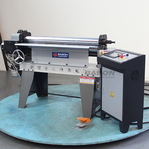 Small Fully Automatic Three-<b>roller</b> Plate Rolling Machine for Galvanized Iron and Stainless Steel Sheets. <b>Large</b> Capacity Handles - Product Image 2