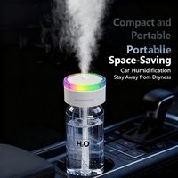 Humidificateur de bureau personnel rechargeable par USB OEM ODM, haute capacité de brume 300 ml, mini humidificateur portable pour voiture