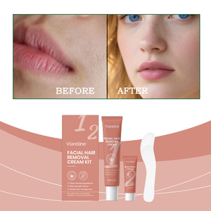 Set de <span class=keywords><strong>Depilación</strong></span> Facial para Mujer, Crema Depilatoria Facial e Hidratante Suave e Indolora con Crema Calmante para Después del Tratamiento - Product Image 3