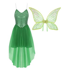 Disfraz de Hada de Halloween 2026 para Mujer con Alas de Elfo, Traje de Duendecillo Divertido para Fiesta de Rol y Disfraces - Product Image 5