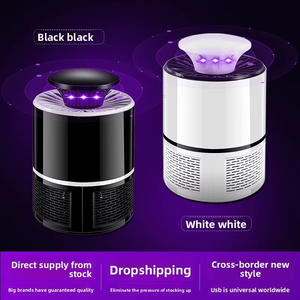 Lámpara LED Antimosquitos de 365nm con Fotocatalizador de Onda Púrpura, Diseño Biónico 3D, Eliminación Física, Bandeja Antiescape, Silenciosa para el Hogar - Product Image 4