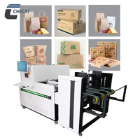 Imprimante jet d'encre numérique unidirectionnelle pour cartons, entièrement automatique, haute vitesse 40 m/min avec encre écologique