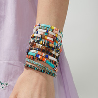 Vente chaude étanche Miyuki perles été plage bijoux à la main bohème extensible verre perle Bracelet pour les femmes