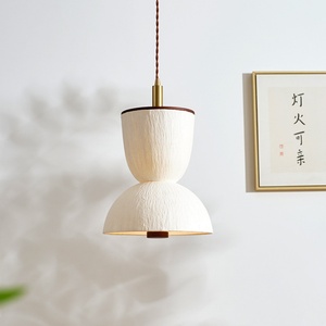 Lampe suspendue au plafond de style rétro écologique pour salon de thé Zen, style <span class=keywords><strong>japonais</strong></span>, comptoir de bar, lanterne <span class=keywords><strong>en</strong></span> <span class=keywords><strong>papier</strong></span> de riz, <span class=keywords><strong>lustre</strong></span> - Product Image 5
