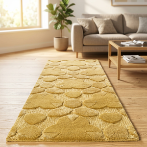 Tapis en laine tufté à la main à motifs floraux personnalisés, écologique, antidérapant, tapis de sol doux - Product Image 4
