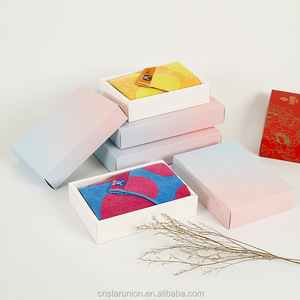 Nhà Cung Cấp Trung Quốc Tùy Chỉnh Bao Bì Quà Tặng Với PVC Cửa Sổ Hộp Giấy Cho Khăn Bán Sỉ Tại Thái Châu Chiết Giang Trung Quốc Vớ Giấy Hộp - Product Image 2