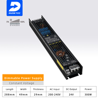 DUSKTEC Yeni Sınıf 2 Sabit Voltajlı AC'den DC'ye 12-24V Volt Regüleli Trafo Kısılabilir Anahtarlı Güç Kaynağı LED Aydınlatma için
