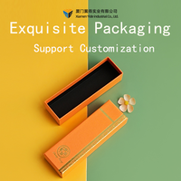 Boîtes cadeaux rigides recyclables personnalisées avec gaufrage à chaud doré, doublure en éponge, lamination mate pour cadeaux d'enfants, d'étudiants, stylos plume