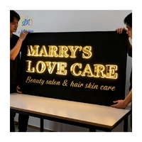 Letrero Luminoso LED 3D Personalizado para Exteriores con Logotipo, Diseño Publicitario Gratuito para Decoración de Marcas Comerciales