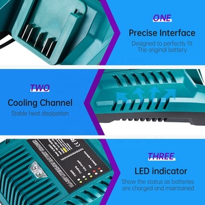 Caricabatterie Rapido AL3620CV 14.4V-36V per Batterie Li-ion <span class=keywords><strong>Bosch</strong></span> 36V, Utensili Senza Fili BAT609 BAT810 - Product Image 2