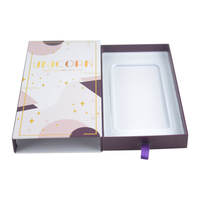Boîte d'emballage personnalisée haut de gamme pour téléphone portable avec tiroir, logo estampé à chaud or, pour produits électroniques, avec insert en plastique