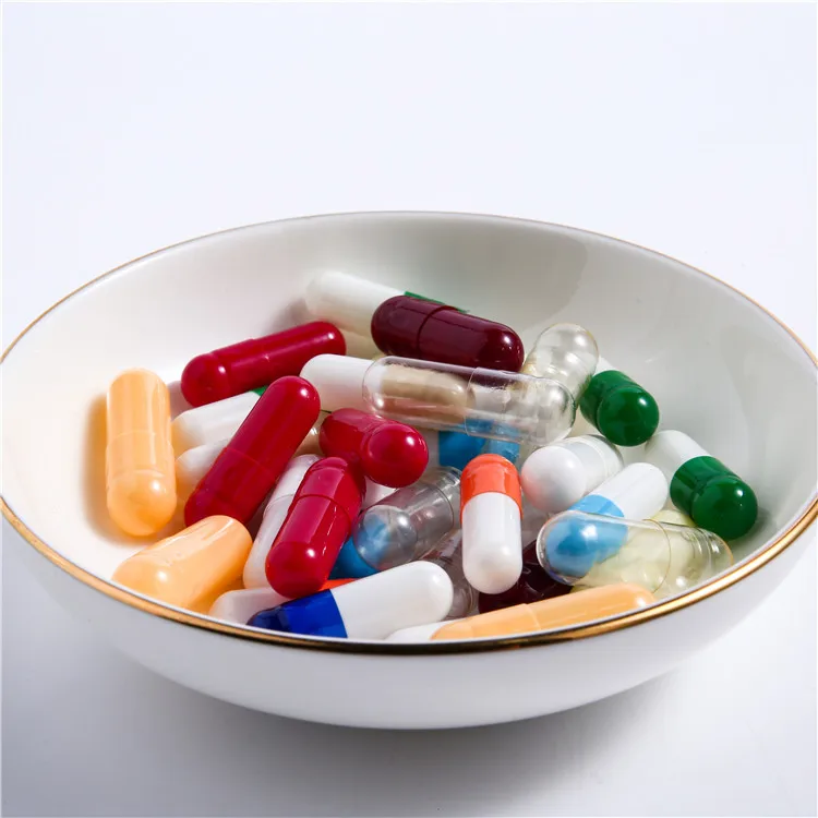 Капсула с энтеросолюбильным покрытием фармацевтического класса, пустая твердая желатиновая капсула, Размер 000 00 0 1 2 3 4 5