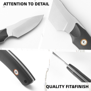 في الهواء الطلق المحمولة مقبض G10 الانتهاء من الصيد شفرة ثابتة التخييم البقاء على قيد الحياة سكين - Product Image 3