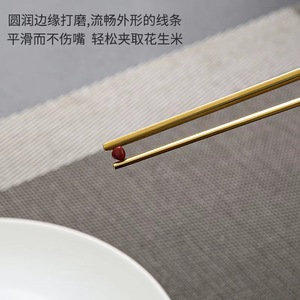 Stainless Steel Spoon And Chopstick Set Oval Solid Color Durable Daily Use Dinnerware Kit - Product Image 5