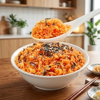 Spicy Turkey Sauce Instant Rice Bowl, Hot Water Cooked 8 Mins Buldak Sauce Flavor Bibimbap Custom Package & Flavor