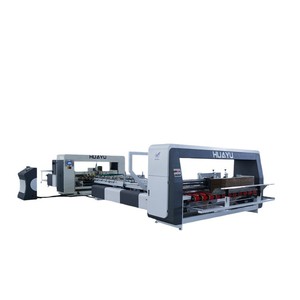 Máquina de Encolado y Grapado Automática de Alta Velocidad Huayu Machinery Equipment Tipo 1224 para el Procesamiento de Cajas de Cartón - Product Image 1