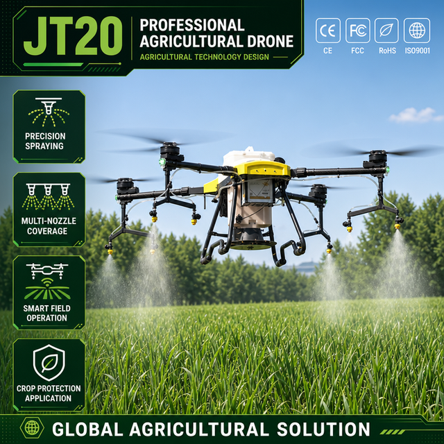 Industrial Commercial Cleaning Drone Water Jet Cleaner UAV High Rise Window Maintenance System for Office Tower Projects