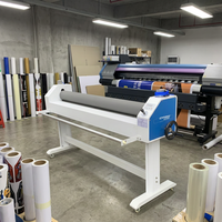 Machine à plastifier semi-automatique à rouleaux en silicone de 130 mm pour film, panneaux en mousse, PVC, plastifieuse à froid pour bois et moteurs