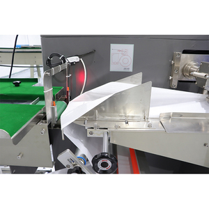 Horizontal Candy Nougat <b>Bar</b> Pillow Type Packaging Wrapping Machine Torrone Turrones Servo Flow Packing Machine for Snack - Product Image 4