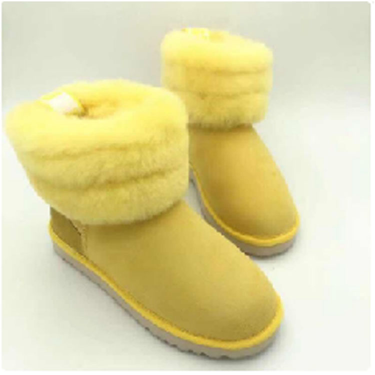 Модные зимние женские сапоги для снежной погоды, женская обувь, женские дизайнерские Роскошные угги, короткие пушистые сапоги