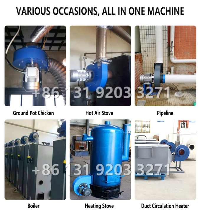 Boiler Centrifugal Induced Draft Fan - High Temp Resistant