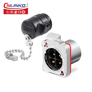 Bảng Điều Khiển Phiên Bản Kim Loại M24 Và Đầu Nối Nguồn Chống Nước Công Nghiệp 4 Chân Gắn Mông - Product Image 6