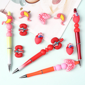 2025 nuovo stile di alta qualità 3D organo a tema medico Silicone perline focali per penne - Product Image 2