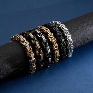 Bracelets en acier inoxydable faits à la main, de haute qualité, nouveau design, vente en gros, sur mesure, 2024 - Product Image 5