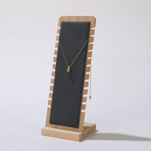 Présentoir à bijoux professionnel de haute qualité en bois véritable pour colliers et bijoux, idéal pour les magasins - Product Image 3