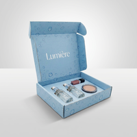 Boîte d'expédition personnalisée avec logo, insert en carton, boîte cadeau de luxe double face en carton ondulé pour bougies, cosmétiques, parfums, petit MOQ
