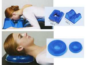 Suministros de terapia de rehabilitación Almohadilla de gel de polímero corporal Almohada para pacientes Cirugía médica supina Almohadillas de gel de cabeza de donut para operar - Product Image 3