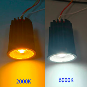 Module LED COB intelligent pour maison connectée, contrôle KNX Loxone Dali Casambi DMX, CRI95, 24V 8W, blanc réglable Dali 2000-6000K, spots MR16 - Product Image 5