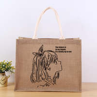 Offre spéciale de sac fourre-tout de haute qualité écologique naturel imperméable et réutilisable avec conception d'impression personnalisée pour les cadeaux