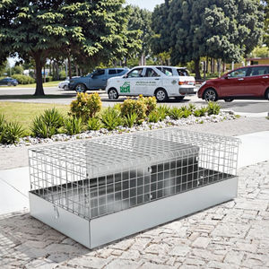 Jaula <span class=keywords><strong>de</strong></span> transporte <span class=keywords><strong>de</strong></span> mascotas <span class=keywords><strong>de</strong></span> metal plegable con variante <span class=keywords><strong>de</strong></span> compartimento separado Jaula <span class=keywords><strong>de</strong></span> transporte <span class=keywords><strong>de</strong></span> animales pequeños Portador <span class=keywords><strong>de</strong></span> criaturas para viajes - Product Image 3