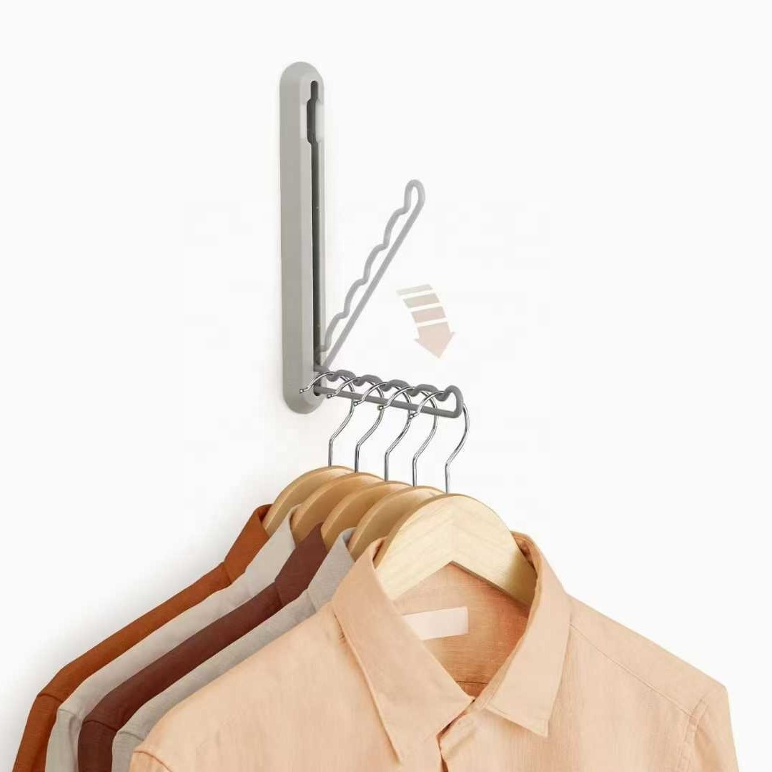 Factory Price Hanging Storage Student Apartment Tool Free Assembly Foldable Hanger