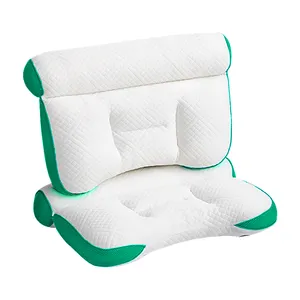 Factory direct selling high stretch machine washable ergonomic bed neck support pillow