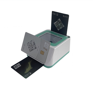 F600 1D 2D Código <span class=keywords><strong>QR</strong></span> Escáner de código de barras NFC RFID Dual IC Lector de tarjetas inteligentes - Product Image 5