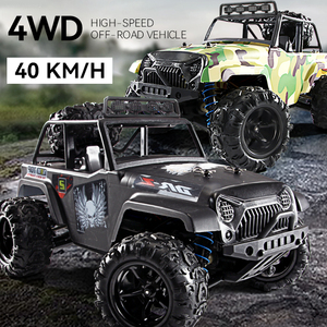 Rosa Ferngesteuertes Drift 4WD Offroad <span class=keywords><strong>RC</strong></span> Auto 2,4GHz Hochgeschwindigkeits 40Km/H USB-Kabel Klettertruck Hobby-Klasse Rennmodell - Product Image 2