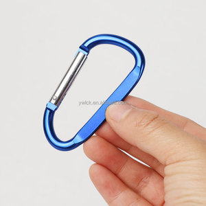Vente en gros de porte-clés en métal aluminium avec anneau en D plat de 6,8 cm (<span class=keywords><strong>2</strong></span>,7 pouces), logo personnalisé gravé, crochet de porte-clés, mousqueton - Product Image 3
