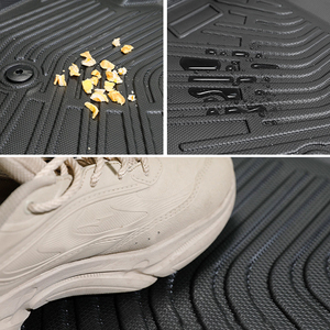 Venta caliente antideslizante negro 3 uds Tpe revestimientos de suelo delantero y trasero alfombra automotriz apta para <span class=keywords><strong>Ford</strong></span> <span class=keywords><strong>Focus</strong></span> 2012-2018 alfombrilla de coche - Product Image 4