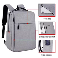 AI-MICH 2025 nouveau sac d'ordinateur pas cher de haute qualité avec USB léger grande capacité sac à dos d'affaires avec Logo personnalisé