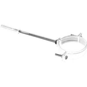 Collier de support de tuyau en PVC blanc Surface lisse de 80mm de diamètre Techniques forgées et coulées de qualité alimentaire pour l'eau et les fournitures chimiques - Product Image 1