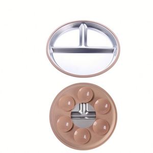 Juego de ventosas antideslizantes de silicona con separadores, resistentes al calor, diseño minimalista, aptas para niños - Ventosas mejoradas - Product Image 1