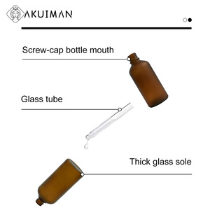 Perfume <span class=keywords><strong>de</strong></span> aceite personalizado <span class=keywords><strong>de</strong></span> 30 ml, botella ámbar esmerilada con caja <span class=keywords><strong>de</strong></span> <span class=keywords><strong>tubo</strong></span> <span class=keywords><strong>de</strong></span> papel con superficie brillante - Product Image 3