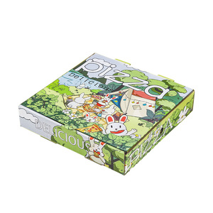 Boîte à pizza rectangulaire en carton, fabrication sur mesure, logo personnalisé, 11 pouces, papier kraft, estampage à chaud or, boîte à pizza en carton pour pizza - Product Image 6