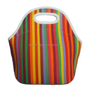 Drop Shipping tas makan siang anak-anak Neoprene sublimasi desain kustom tas piknik terisolasi