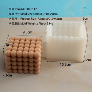 Molde <span class=keywords><strong>de</strong></span> silicona para velas DIY, pirámide personalizada, Serie <span class=keywords><strong>de</strong></span> cubos <span class=keywords><strong>de</strong></span> <span class=keywords><strong>Rubik</strong></span> <span class=keywords><strong>de</strong></span> varias formas - Product Image 4