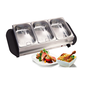 Plats de service chauffants électriques en <span class=keywords><strong>acier</strong></span> inoxydable pour buffet, <span class=keywords><strong>prix</strong></span> d'usine, ensemble de chauffe-plats de table, plateau de service pour aliments - Product Image 2