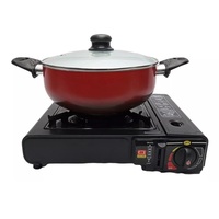 Réchaud à gaz portable OEM pour extérieur, brûleur unique, pour pique-nique, camping, barbecue, cuisine de camping, cuisinière à gaz butane